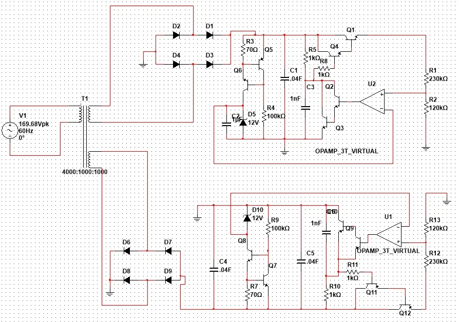Figure 5: Power supply schematic