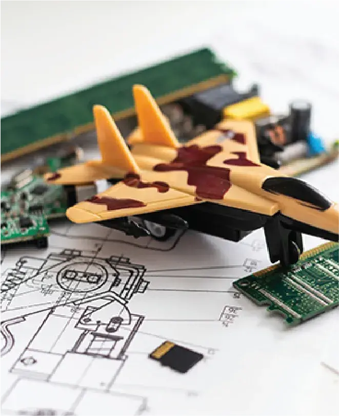 Toy jet with sd card and pcba