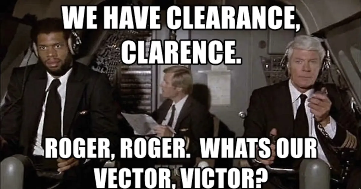 We have clearance clarence
