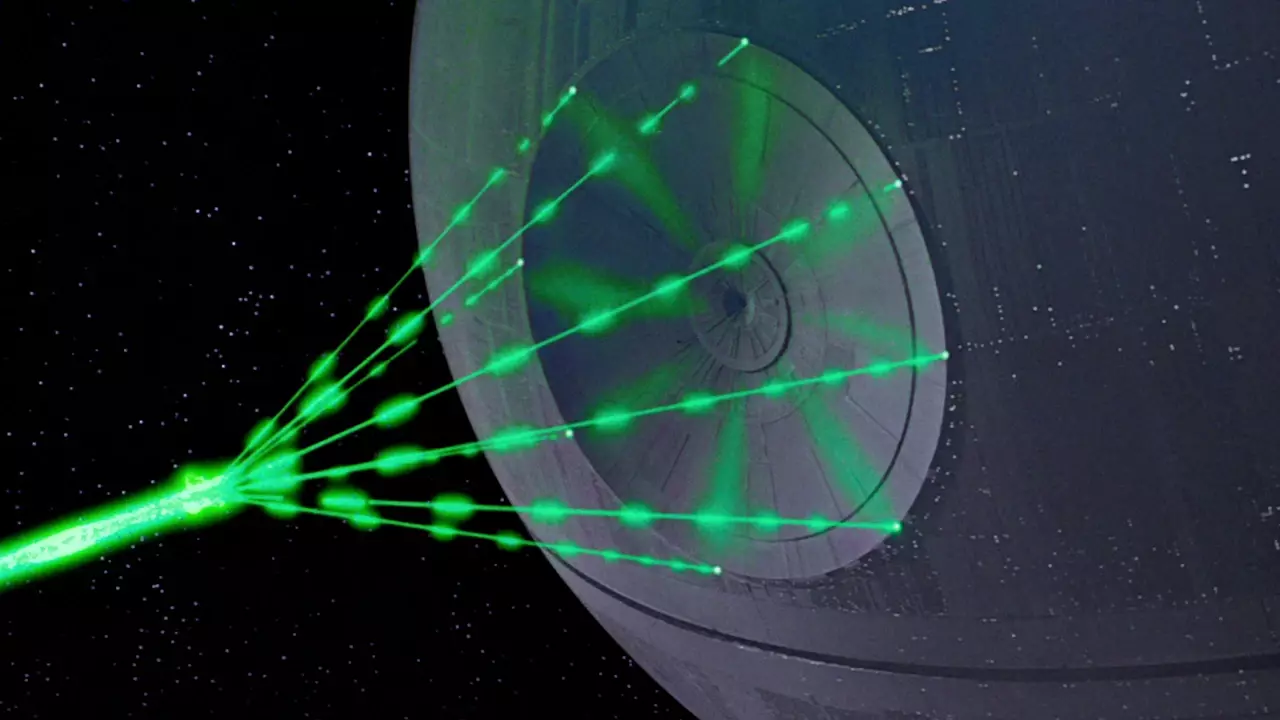 Figure 2: Death Star firing its main super laser