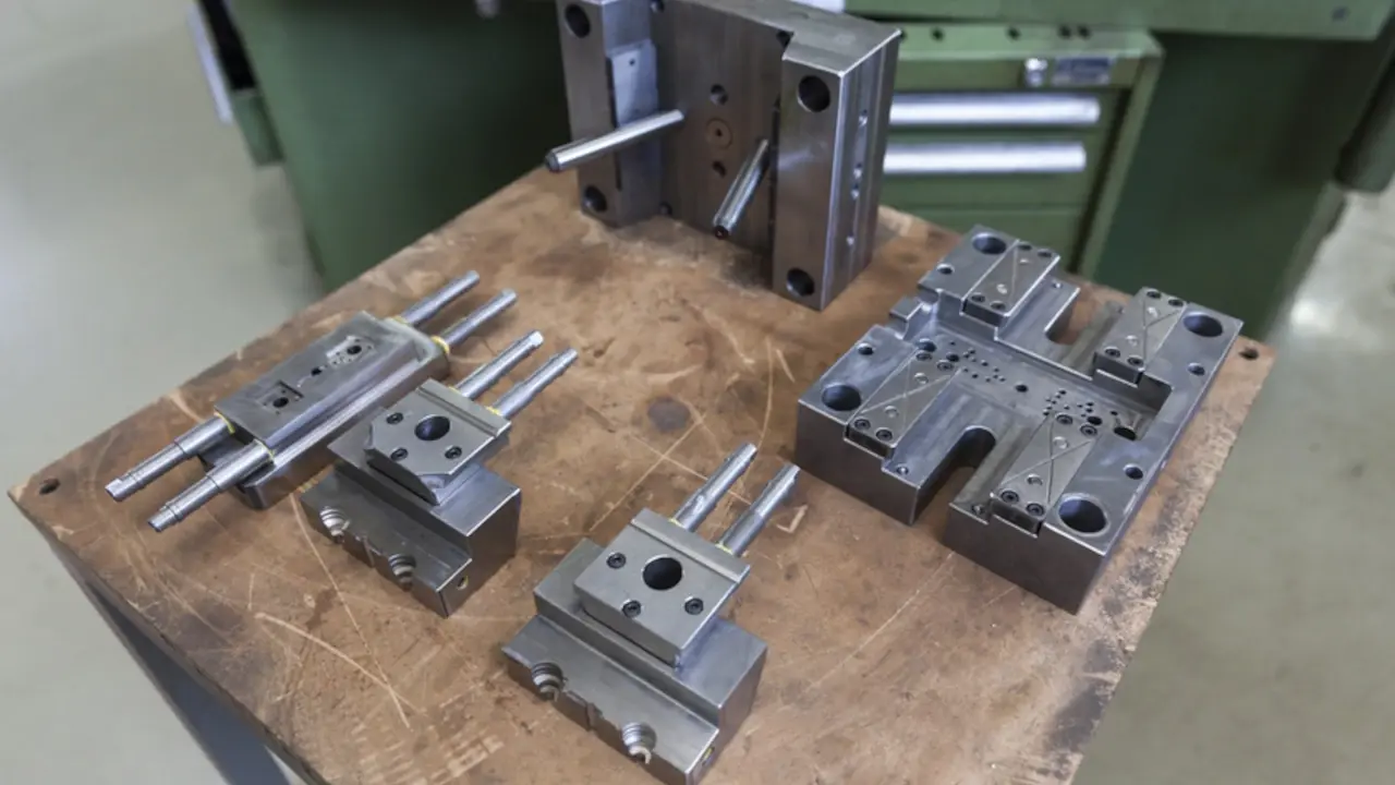 Molds for use in the injection molding process.