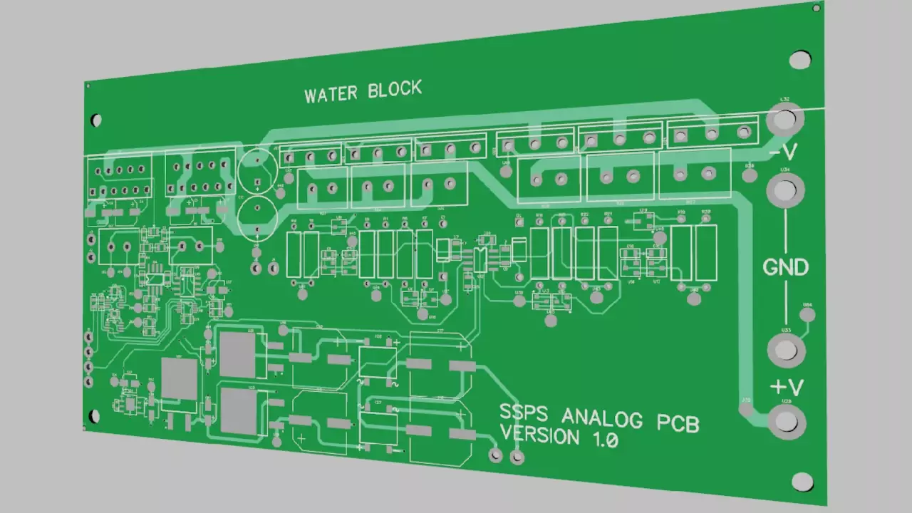 Figure 2: Stephens SSPS Analog PCB for the Energon Cube.