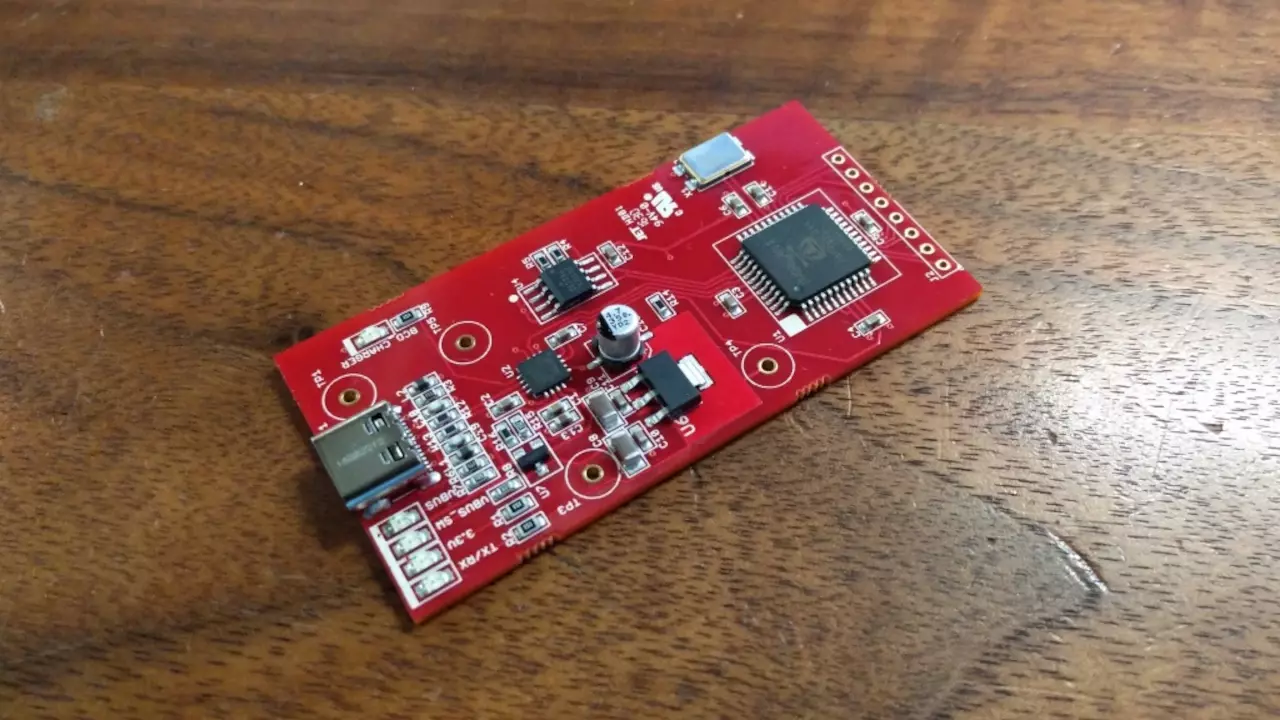 Figure 2: Parker’s USB Type C prototype using a FT230X for the USB UART bridge and a Parallax Propeller.